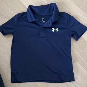 Under Armour Kids Dark Blue Polo Shirt